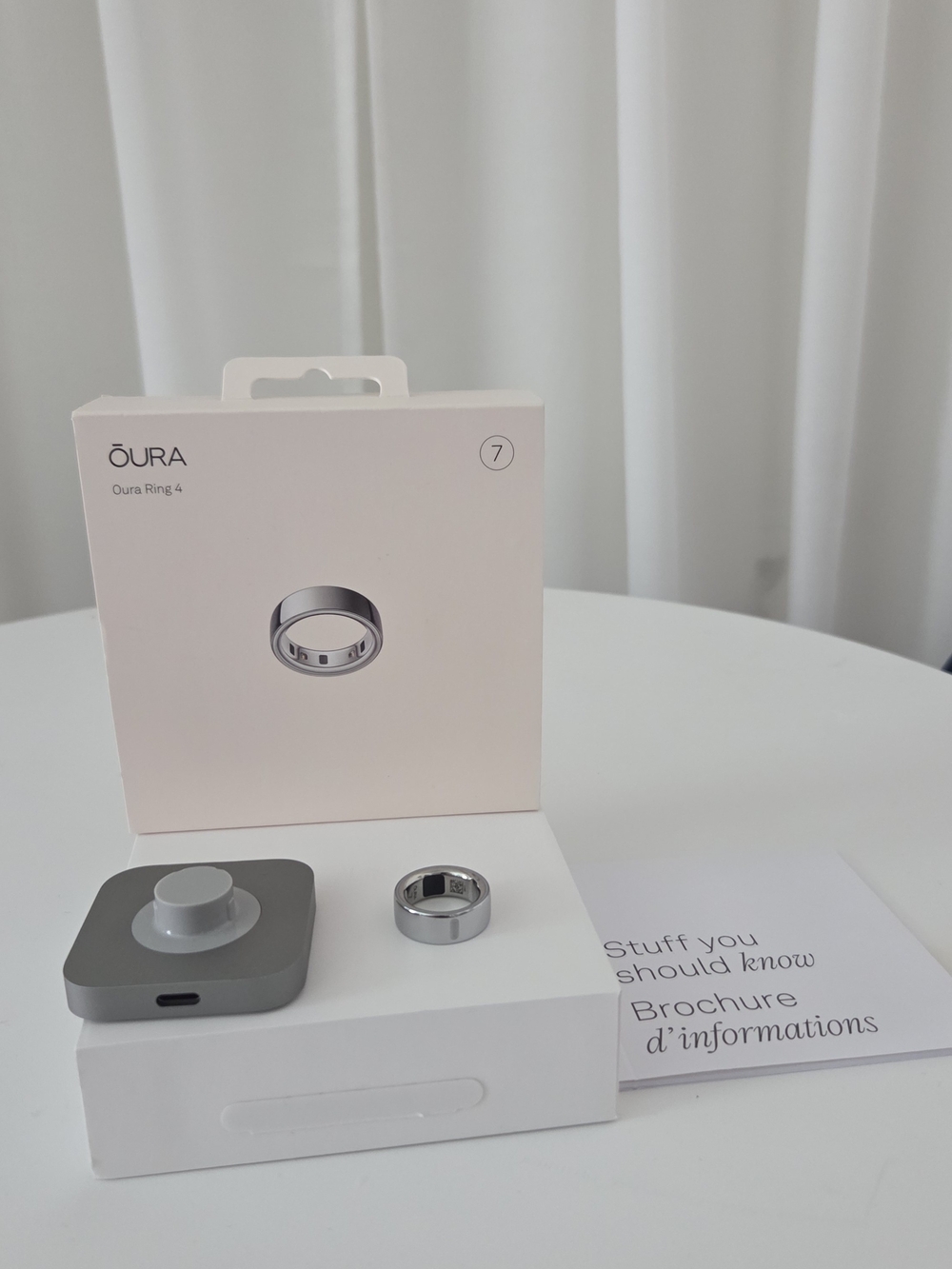 Oura Ring Generation 4 SILVER size 7